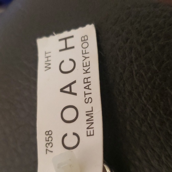 Coach White Star Keychain NWT🔥Rare🔥 - Picture 3 of 7